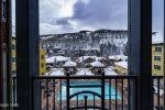 View from private balcony